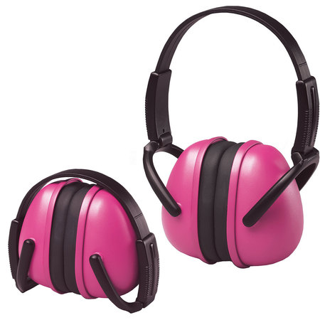 ERB SAFETY Over-the-Head Ear Muffs, 23 dB, Pink 14242